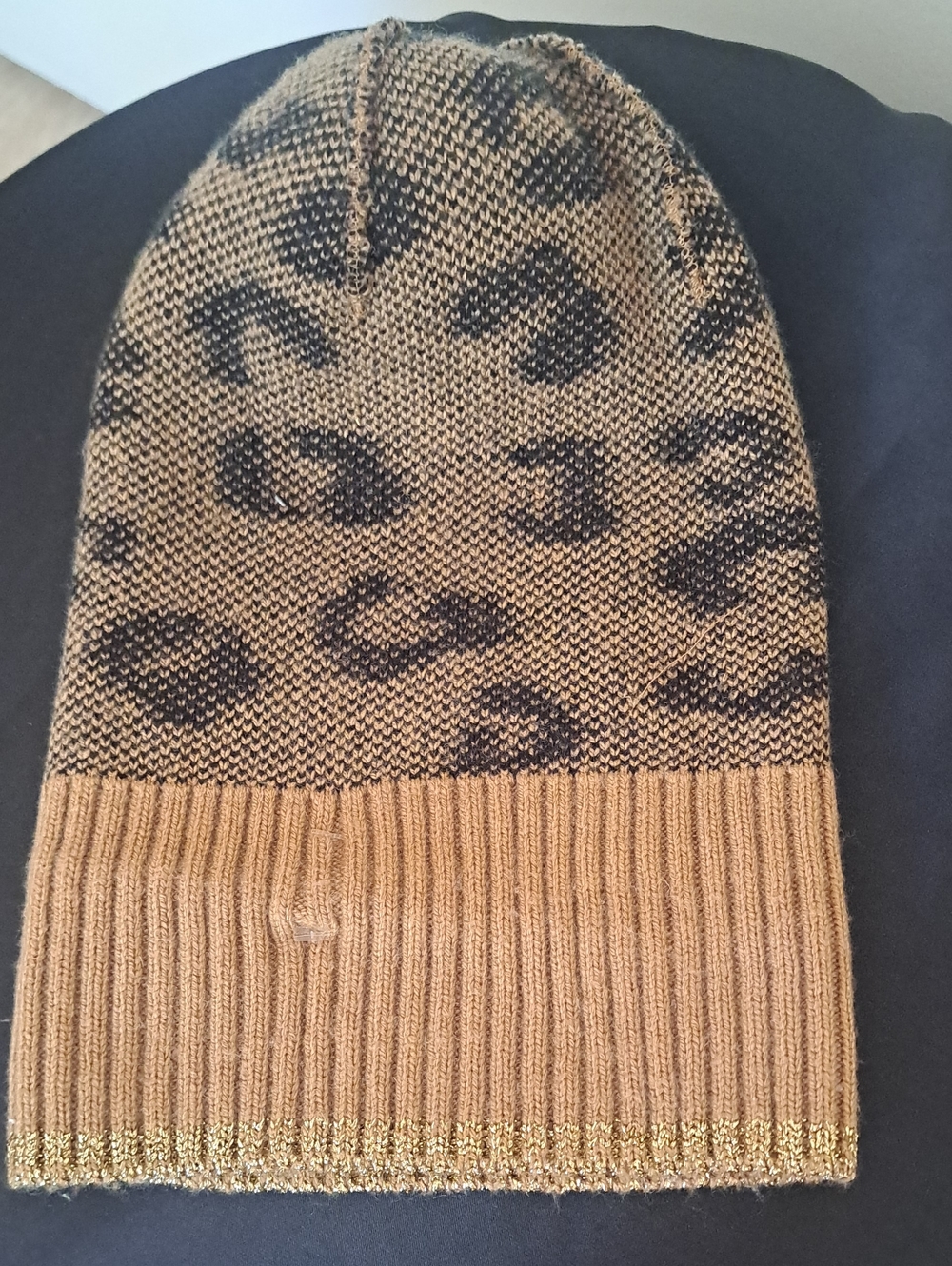 Crewcuts Leopard Pom Beanie In Leopardo Print - Picture 8 of 8